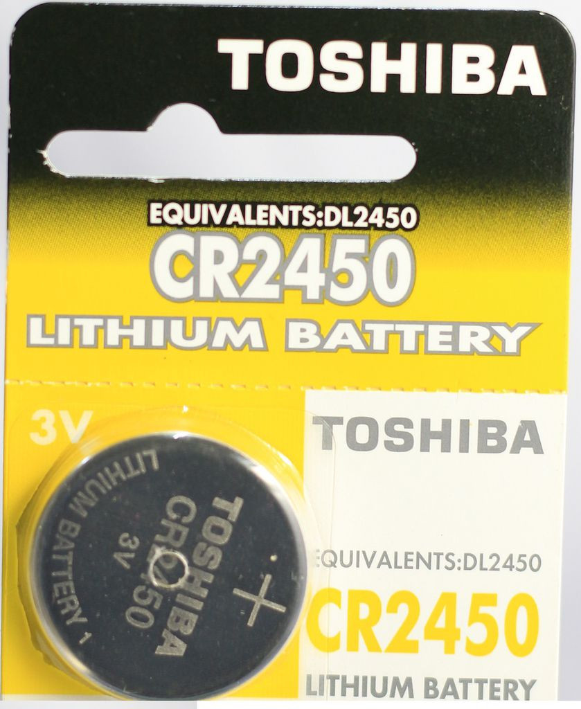 Toshiba 3V Lithium Coin Battery - CR2450 (1)