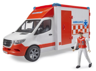 Mercedes-Benz Sprinter Ambulance & driver, with Light & Sound Module