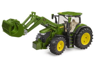 John Deere 7R 350 with frontloader