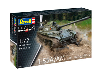 1/72 T-55A/AM with KMT-6/EMT-5 Mine Plough
