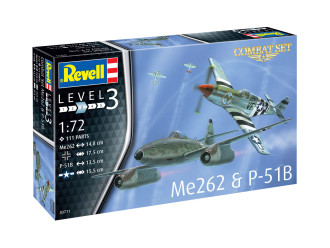 1/72 Combat Set Messerschmitt Me262 & P-51B