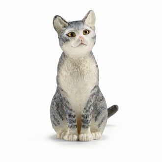 Farm World - Cat, sitting (4.5cm Tall)