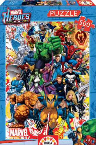 Marvel Heroes (1x500pc) Puzzle