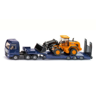 1/87 MAN TGX XXL with low loader & JCB wheel loader