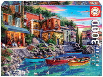 Sunset In Como (1x3000pc) Puzzle