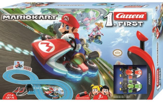 Carrera First Nintendo Mario Kart Set 2.4m Battery-powered