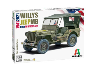 1/24 Willys Jeep MB "80th Year Anniversary"