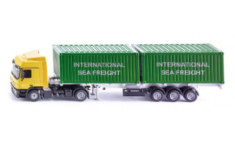 1/50 Mercedes-Benz truck with containers