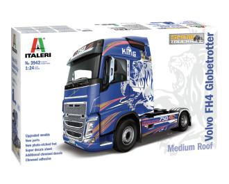 1/24 Volvo FH4 Globetrotter (2012 - Medium Roof) - Super Decal Sheet Included