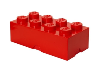 LEGO Storage Brick 8 Knob (50cm)  - Red