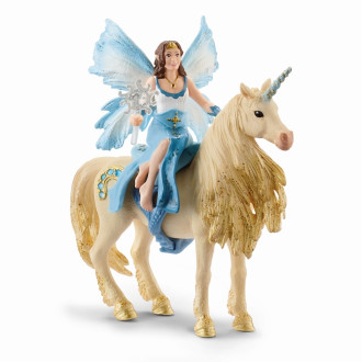 Bayala - Eyela riding on golden unicorn