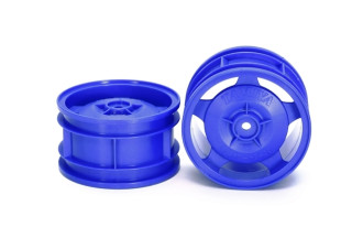 Buggy Rear Star-Dished Wheels (Blue)