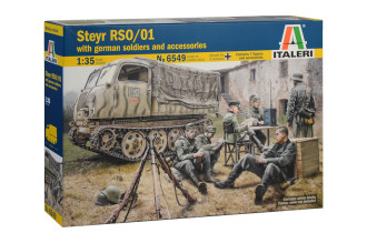 1/35 Steyr RSO/01 with German Soldiers & Accessories