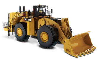 1/50 CAT 994K Wheel Loader - Coal Bucket in Yellow - High Line
