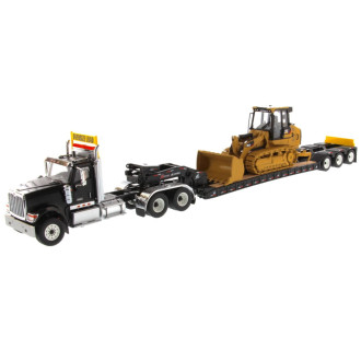 1/50 CAT Tractor & Trailer with 963K Track Loader - Transport Series