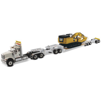 1/50 CAT Tractor & Trailer with 349F L XE Excavator - Transport Series