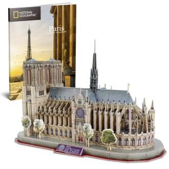 National Geographic - Notre Dame De Paris 128pcs 3D Puzzle