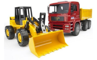 MAN TGA Construction Truck with Road Loader FR130