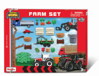 Mini Work Machine - Super Farm Playset (6 Assorted / 2 Models)