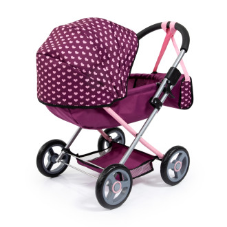 Cosy Doll's Pram with Bag & Accessories (Purple)