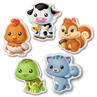 Baby Animals Puzzles (5 Asst)