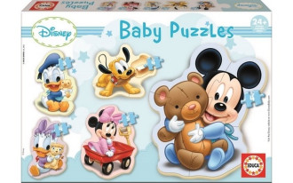 Baby Puzzles - Mickey (5 Asst) 24+ Months