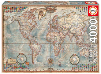 Historic World Map (1x4000pc) Puzzle