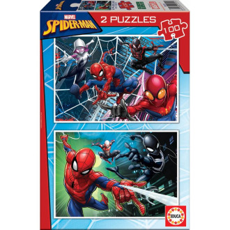 Spider-Man (2x100pc) Cardboard Puzzle