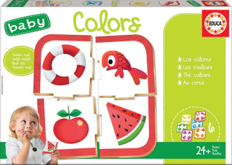 Baby Educational Puzzle - Colours (6 Asst) 24+ Months