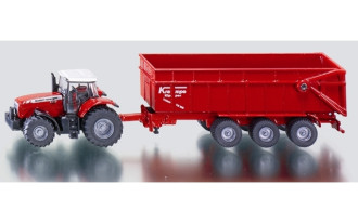 1/87 Massey Ferguson 8480 Tractor and Trailer