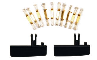 Evolution 8 Contact Brushes + 2 Black Guide Keels (Standard)