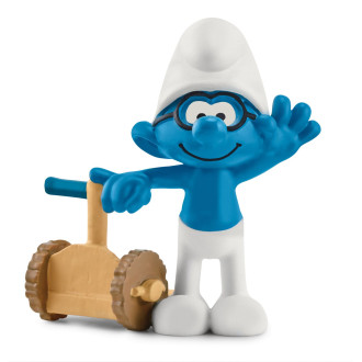 The Smurfs - Brainy Smurfway (6cm Tall)