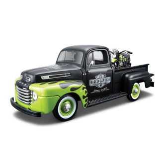 1/24 Pick-up with Harley Davidson Motorcycle (Assorted) 