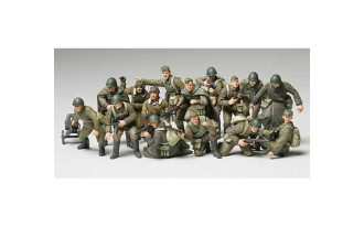 1/48 WWII Russian Infantry and Tank Crew Set