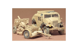 1/35 British 25 Pound Gun and Quad Tractor