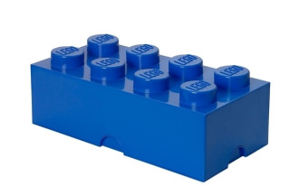 LEGO Storage Brick 8 Knob (50cm) - Blue