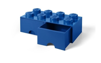 LEGO Brick Drawer 8 Knob (50cm) - Blue