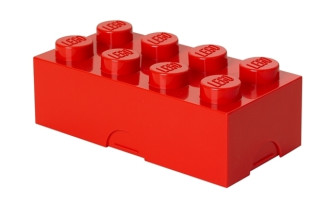 LEGO Lunch Box 8 Knob (20cm) - Red