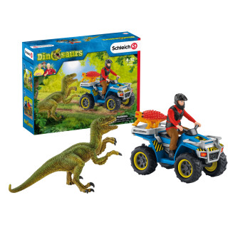 Dinosaurs - Quad escape from Velociraptor