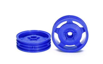 2WD Buggy Front Star-Dished Wheels (Blue)