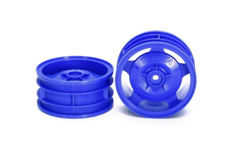 4WD Buggy Front Star-Dished Wheels (Blue)