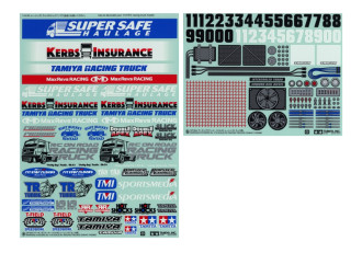 1/14 R/C Racing Truck Stickers