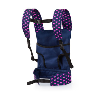 Deluxe Doll Carrier (Blue/Pink) Unicorn Hearts