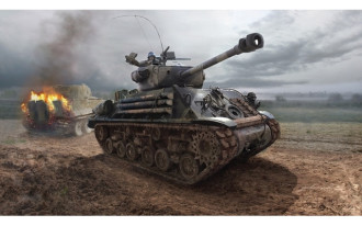 1/35 M4A3E8 Sherman "FURY"