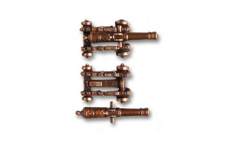 Cannon with Metal Carriage 30mm (2 pieces)