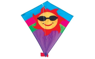 Diamond Kite Single Line (Sun) 60x70cm