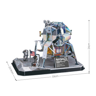 NASA Apollo 11 Lunar Module Eagle 93pcs 3D Puzzle