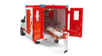 Mercedes-Benz Sprinter Ambulance & driver, with Light & Sound Module