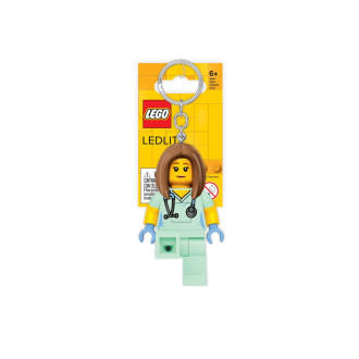 LEGO Iconic - Nurse Key Chain Light (7cm Tall)