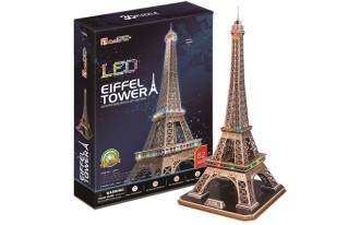 Eiffel Tower (France) 85pcs 3D Puzzle with LED unit